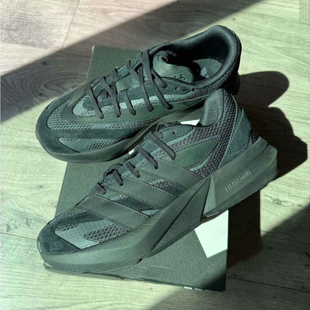 Adidas Triple Black Athletic Shoes